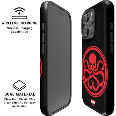 Marvel Captain America Hydra Symbol iPhone 16 Pro Magsafe Impact Case